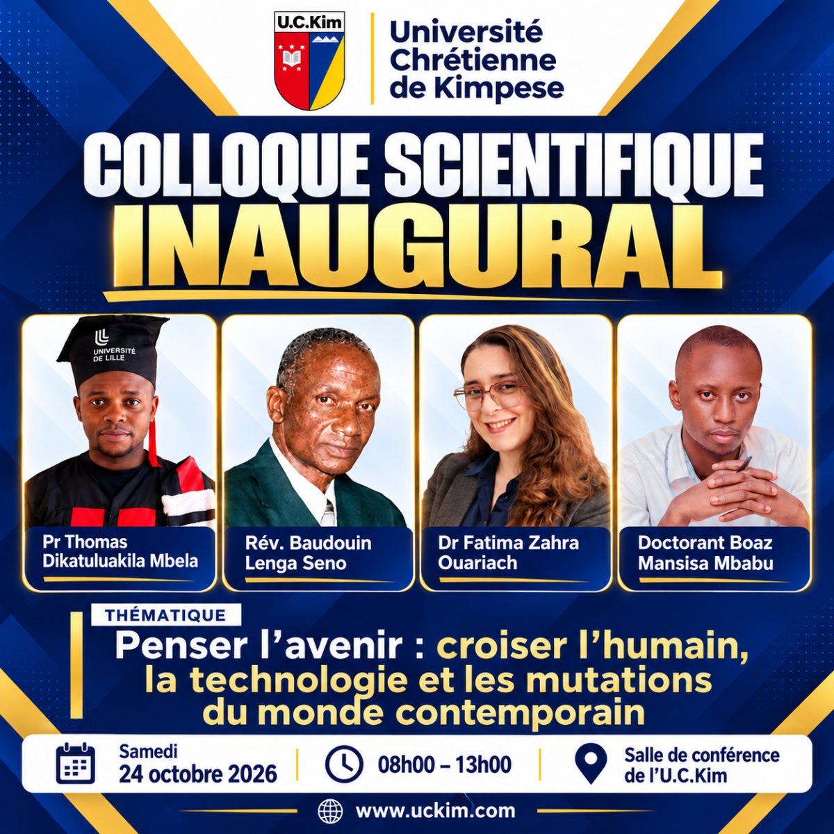 Colloque inaugural : quatre interventions pour penser l’avenir