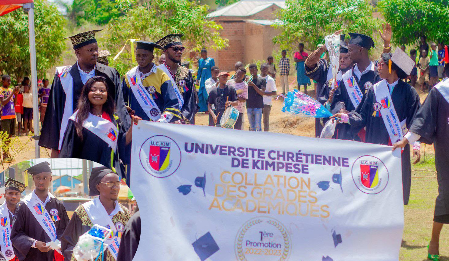 Photo des étudiants de la première promotion de l'UCKIM 2018-2019